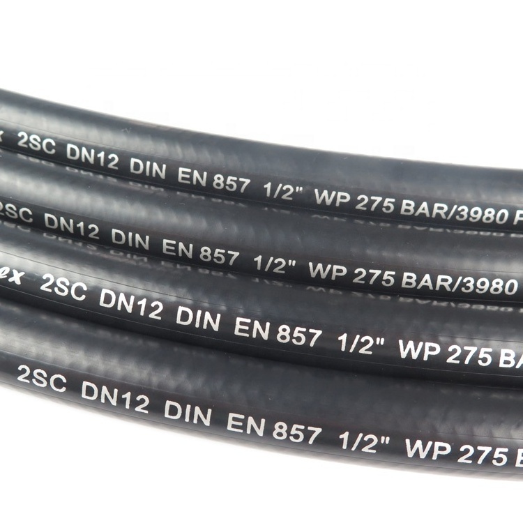 EN 857 2SC Factory price Oil Resistant Hydraulic Rubber Hose