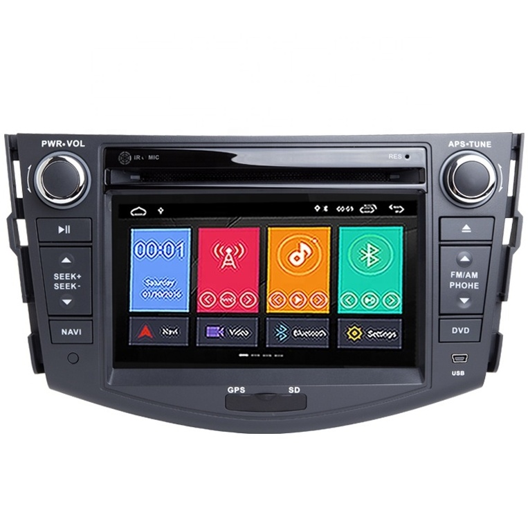 2 din Android 13  Car radio DVD Player For Toyota RAV4 Rav 4 2007 2008 2009 2010 2011 2012 GPS Navigation stereo head unit Wifi