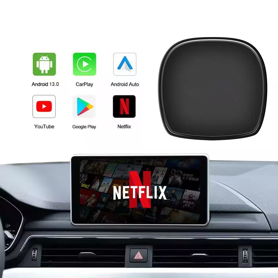 Carplay Smart Box Qualcomm Octa Core Android 13 AI Box Support 5G WiFi