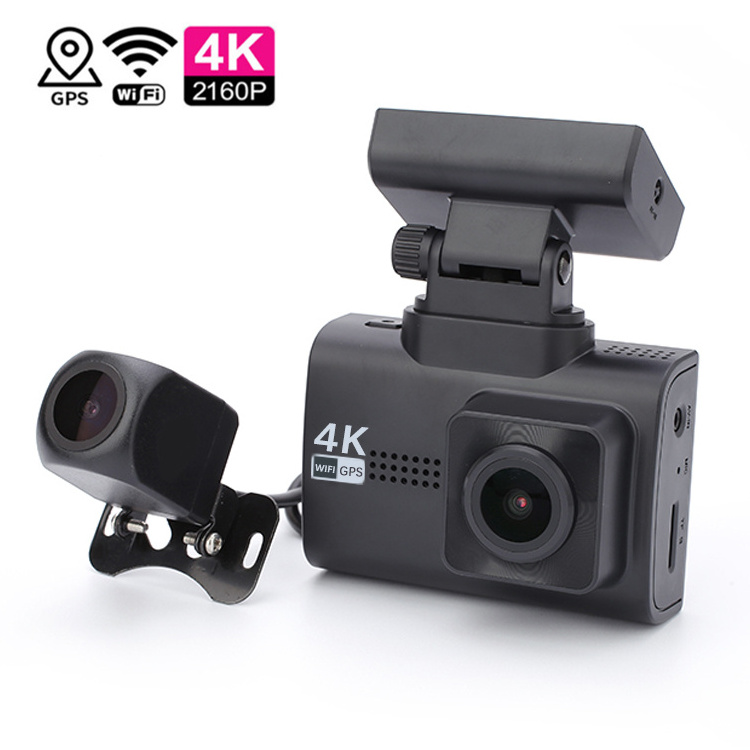 2.45 Inch Car Camera Built-in Gps dash cam dual wifi con app Car Dashboard Camera With Gravity Sensor 4k 4g lte dash cam