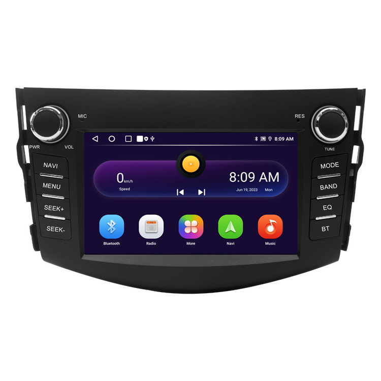 IPS Android 12 2 din car dvd player for Toyota RAV4 Rav 4 2007 2008 2009 2010 2011 Radio tape recorder gps wifi rds 4G No DVD