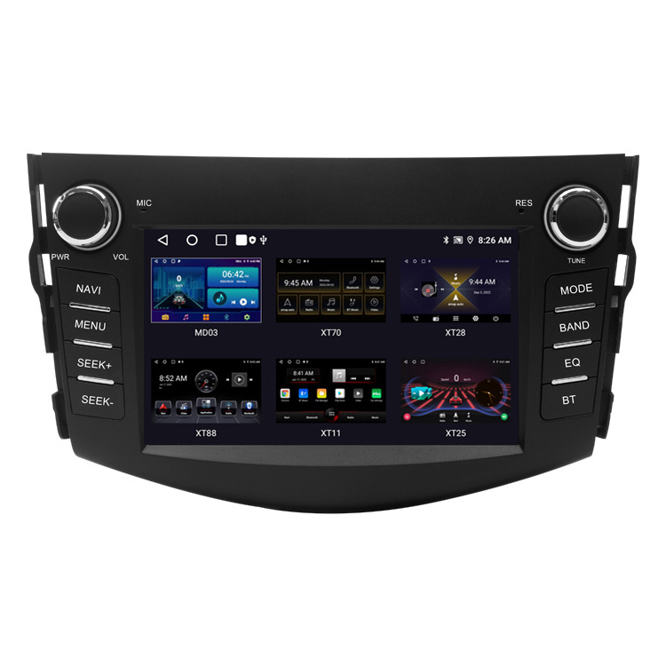 IPS Android 12 2 din car dvd player for Toyota RAV4 Rav 4 2007 2008 2009 2010 2011 Radio tape recorder gps wifi rds 4G No DVD