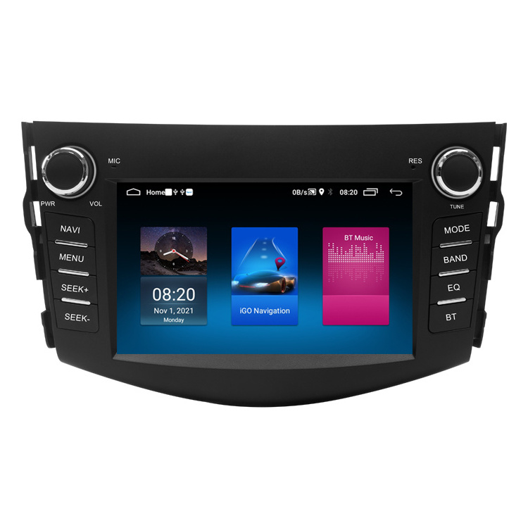 IPS Android 12 2 din car dvd player for Toyota RAV4 Rav 4 2007 2008 2009 2010 2011 Radio tape recorder gps wifi rds 4G No DVD