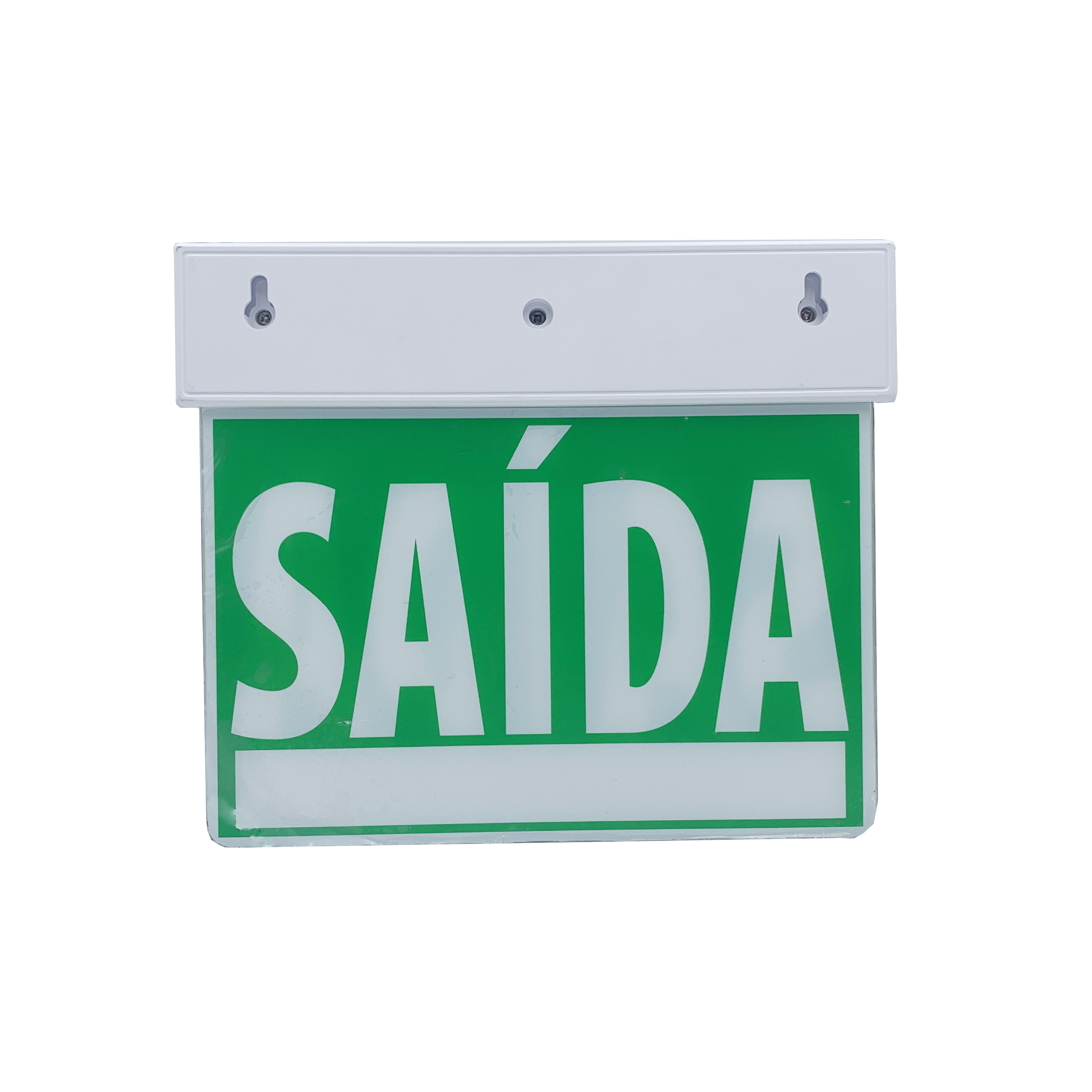 Factory Price LED Exit Sign Light with Acrylic Panel, Fire Safety Emergency Lights with rechargeable battery, LED Signature