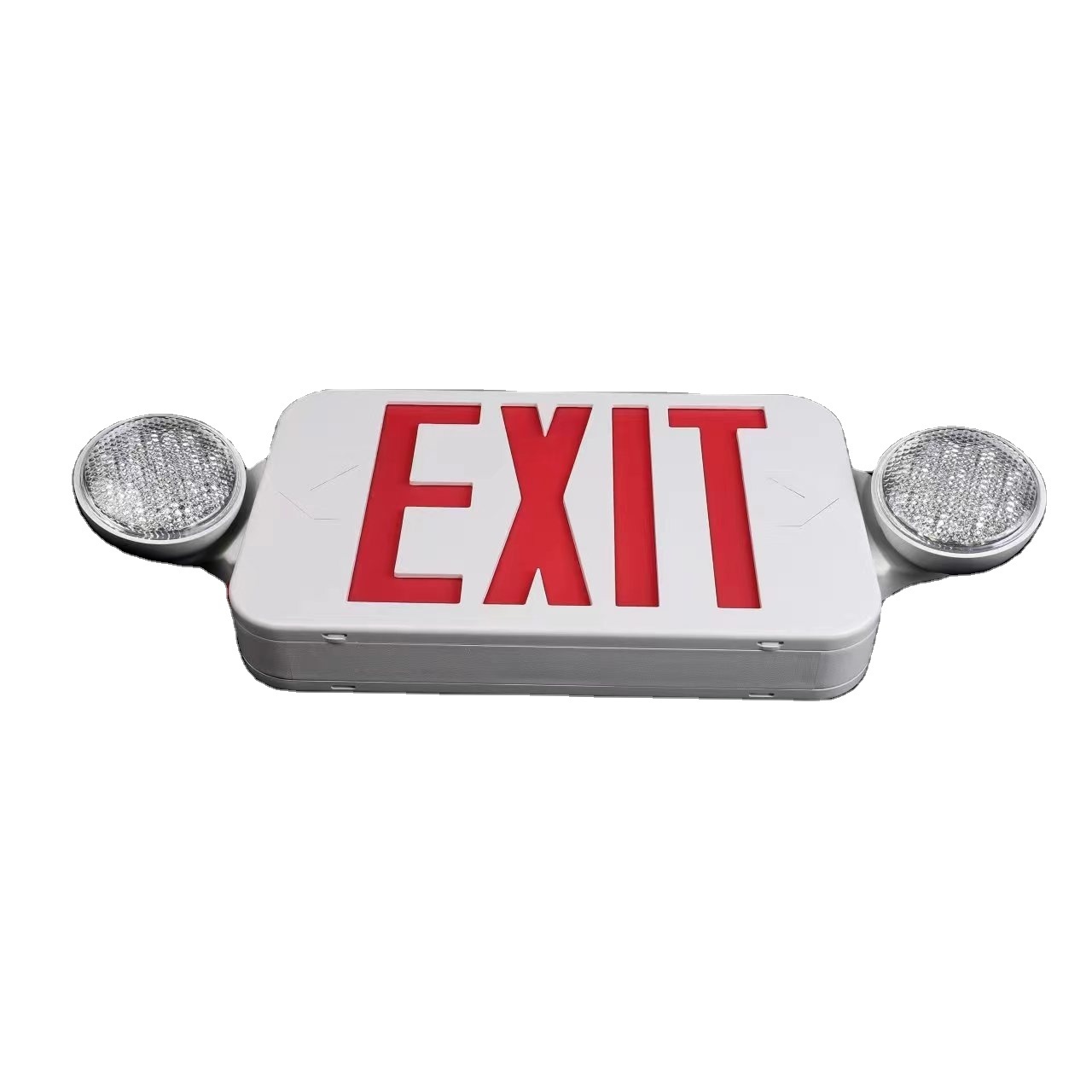 Factory Price LED Exit Sign Combo Exit Light with Spot Light  ULCertified, LED Emergency Light, Rechargeable Exit Signature