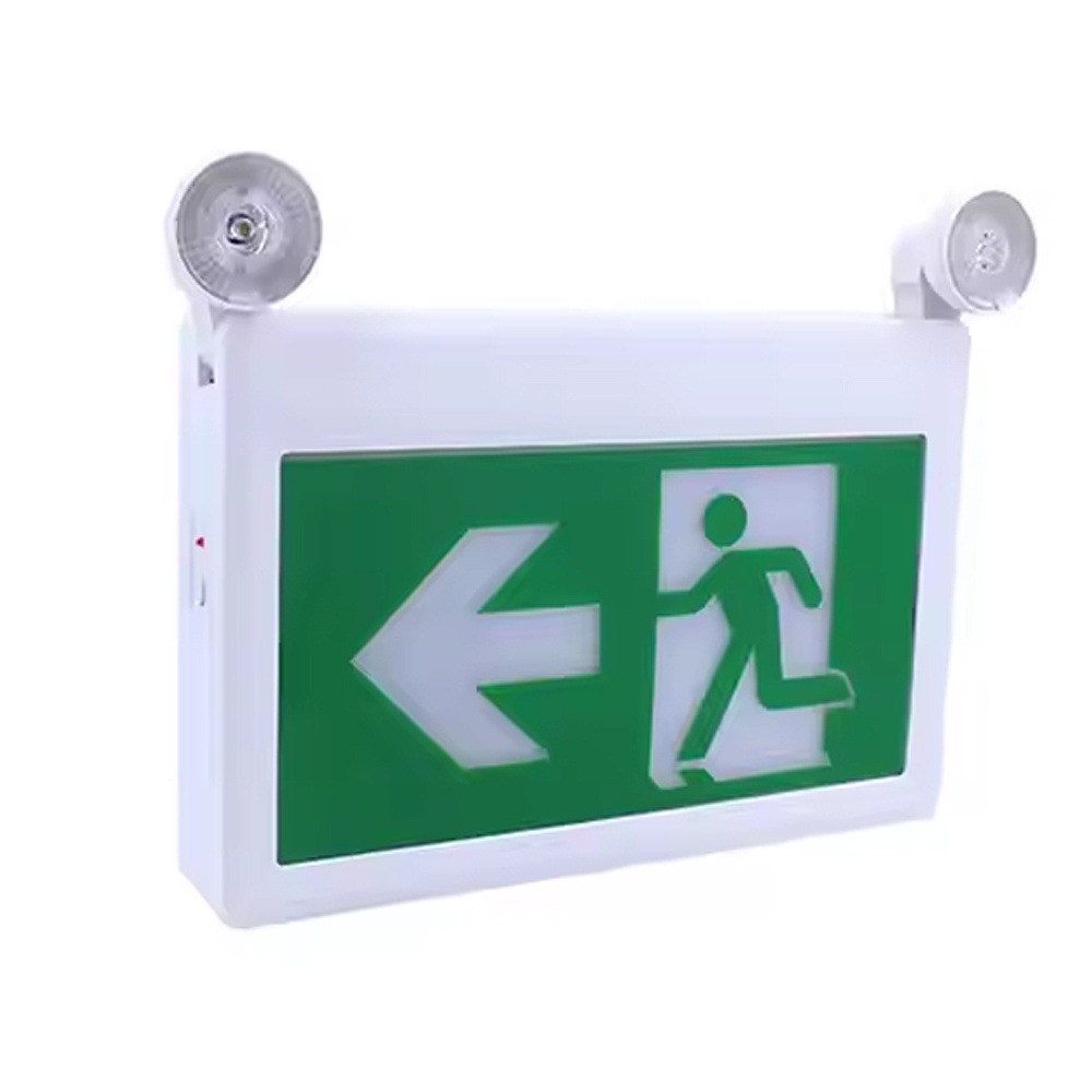 Factory Direct LED Exit Sign with back up battery, LED Emergency Light with exit signature, CULCertifed