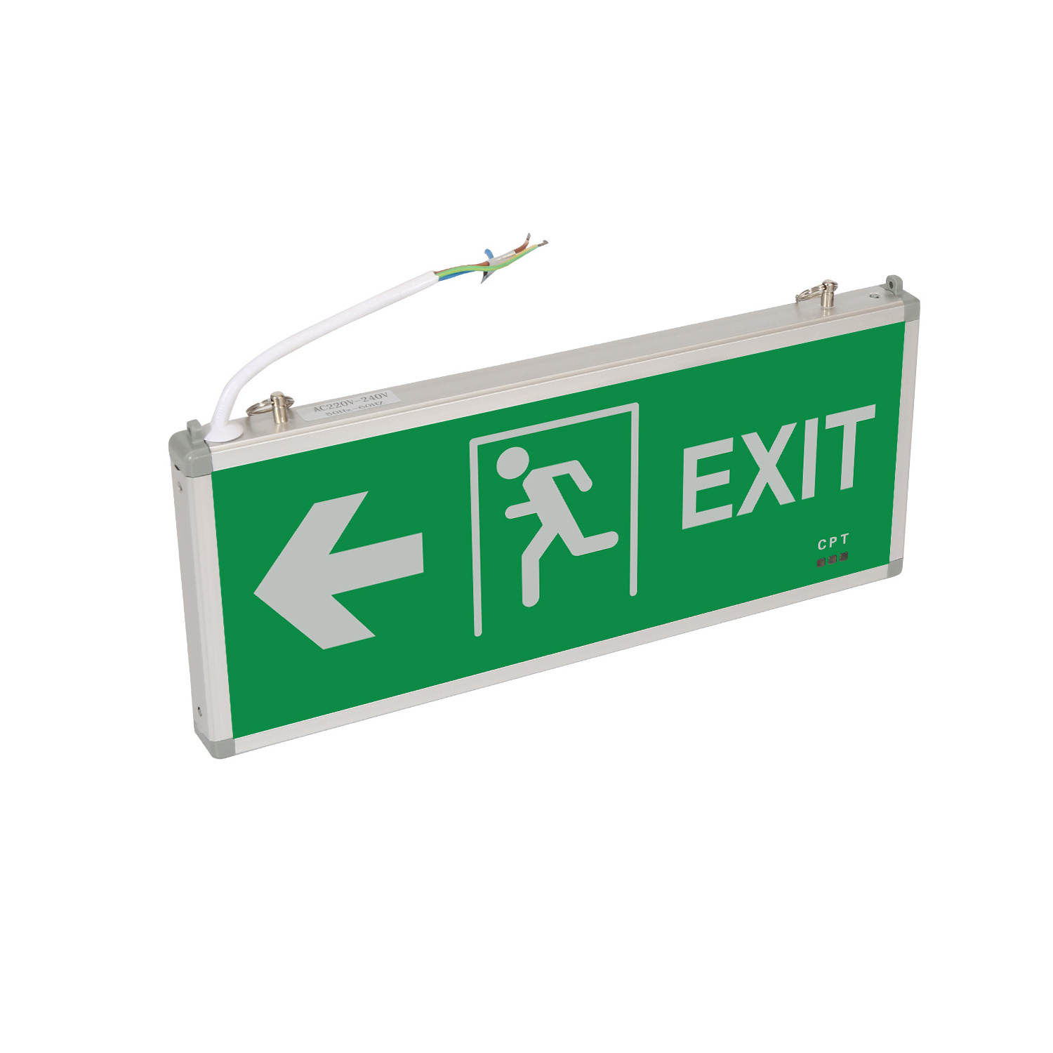 Emergency Double side lights Maintained Rechargeable Ni-cd battery Emergency  Green Exit sign LED Lights