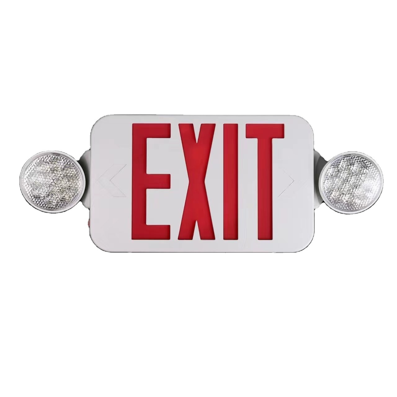 Factory Price LED Exit Sign Combo Exit Light with Spot Light  ULCertified, LED Emergency Light, Rechargeable Exit Signature