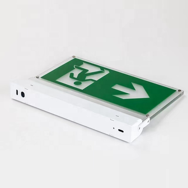 Wholesale Emergency Exit Sign Light with various Installations, Surface of roof, Recessed,  Hanging with wire