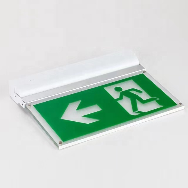 Wholesale Emergency Exit Sign Light with various Installations, Surface of roof, Recessed,  Hanging with wire