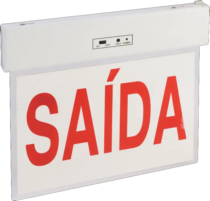 Factory Direct Fire Safety Exit Sign, LED Emergency Exit Sign, Emergency Signature SAIDA with backup battery