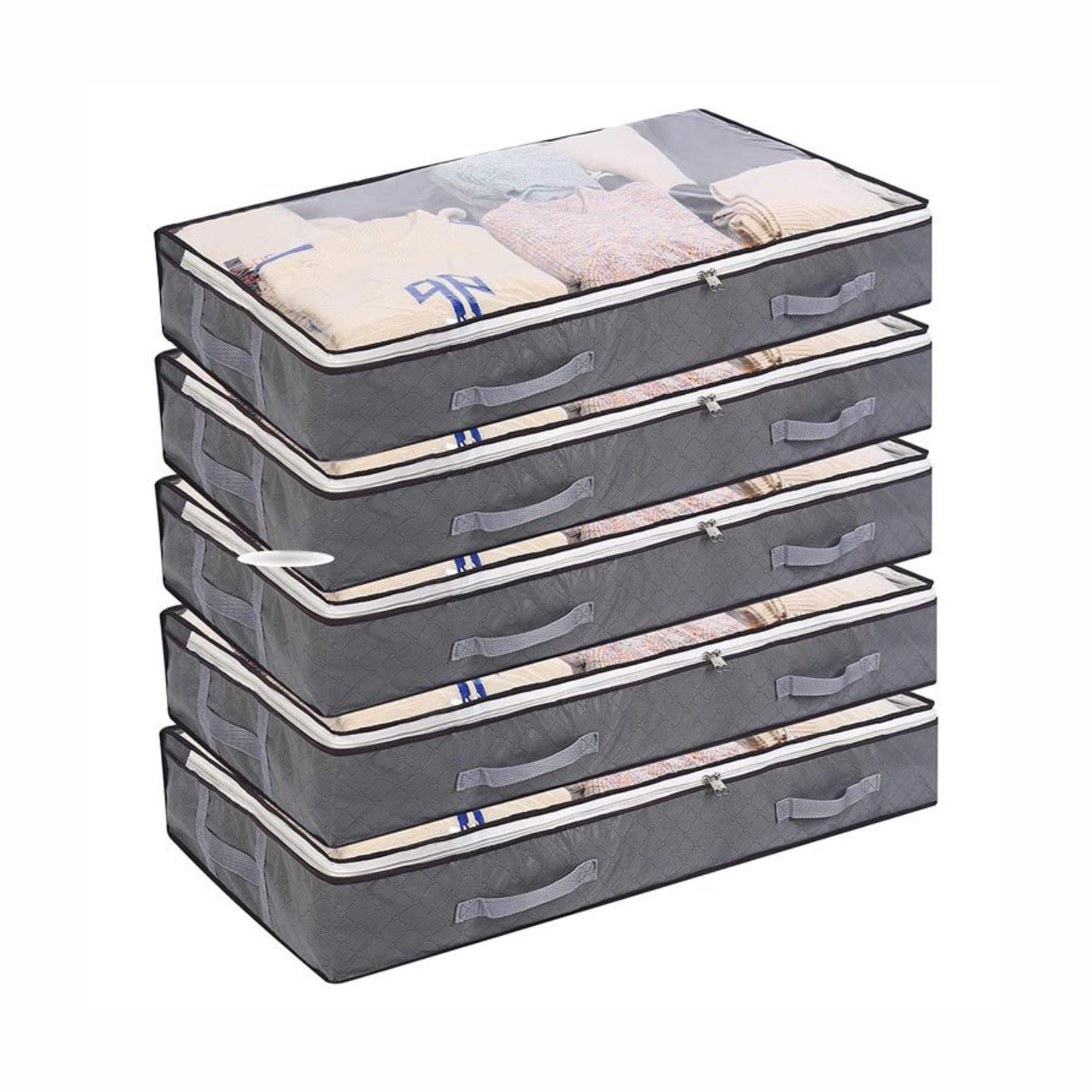 Foldable and dustproof Storage Bins Clothes Storage Under Bed Storage Containers For Organizing Clothing Bedroom