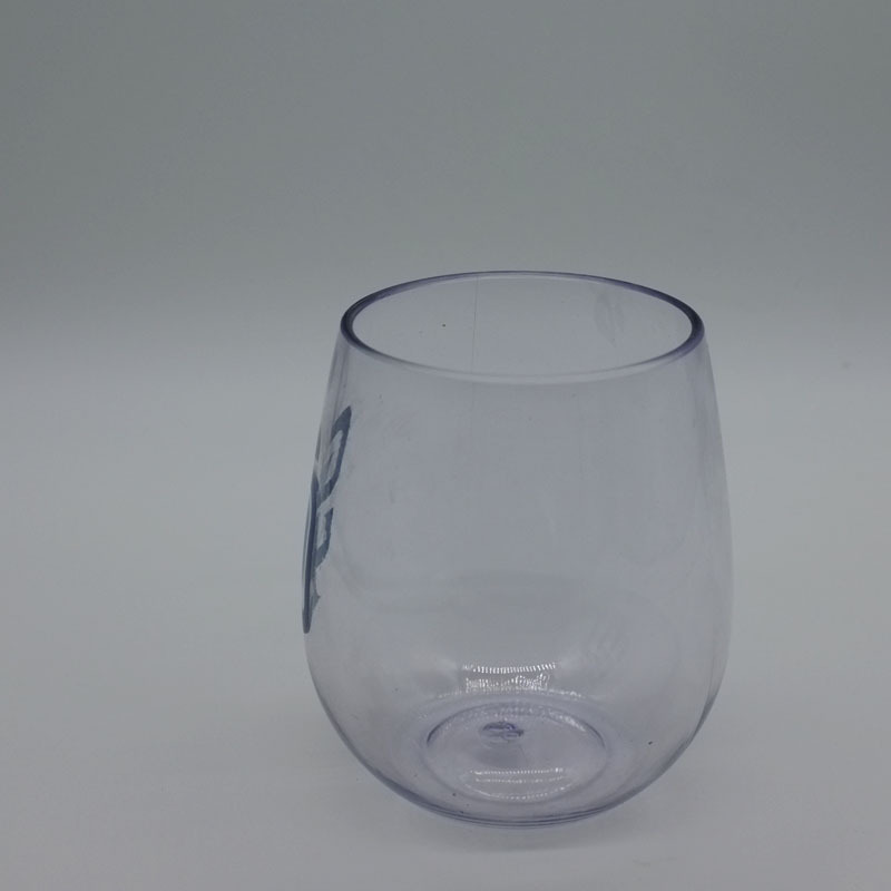 plastic wine glass