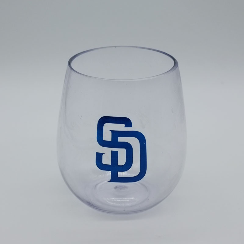 plastic wine glass