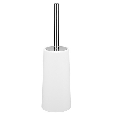 Hot selling Bathroom Hygenic Durable Toilet Brush Set With Base Stainless Steel Handle Toilet Brush