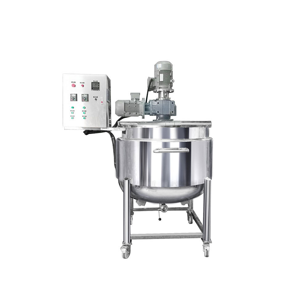 300L High Quality Two-way stirring Mixer Stainless Steel Tank Mixing Pot Mobile Mixing Tank