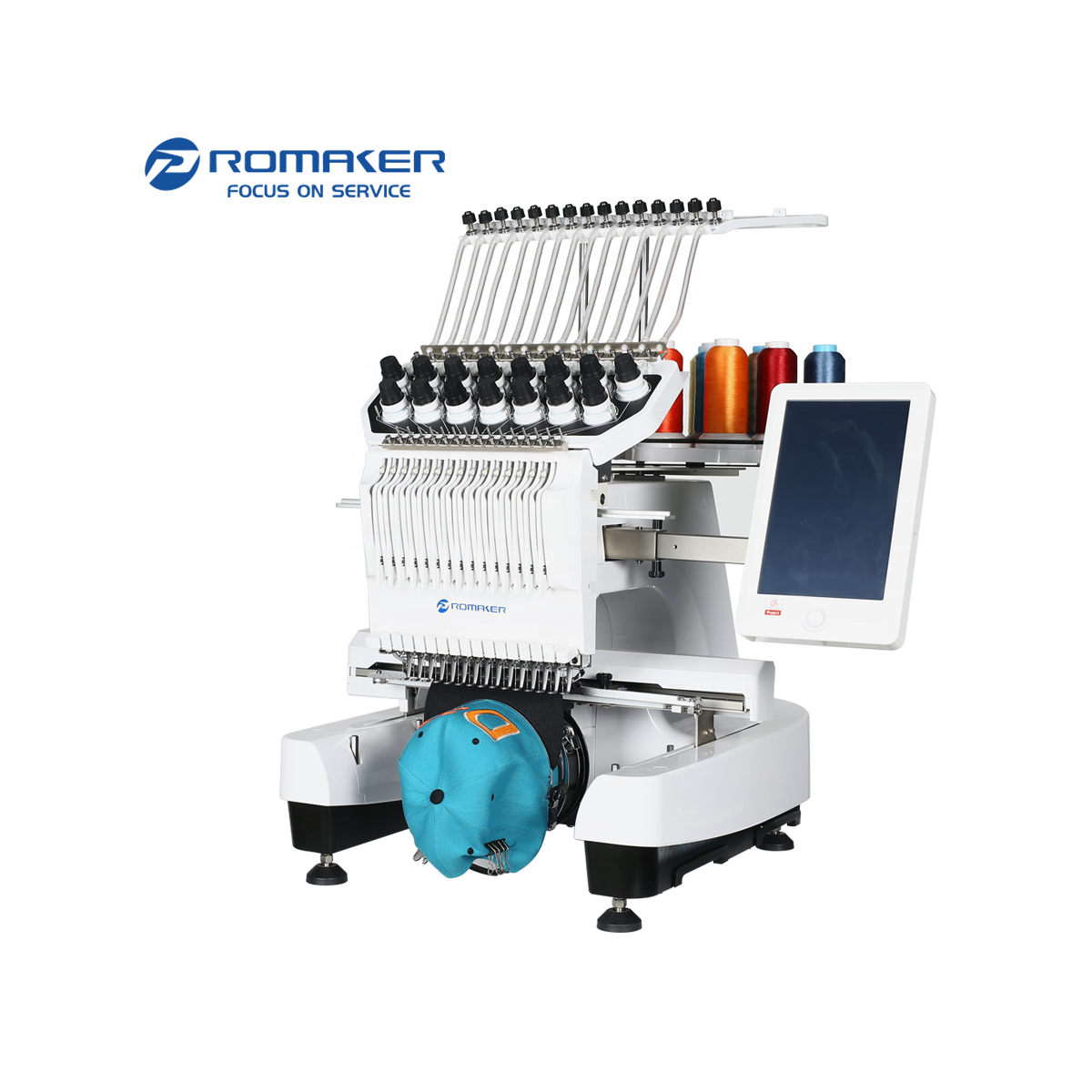 multi needle Best cloth embroidery machine automatic sewing machine 3d single head hat t-shirt embroidery machine