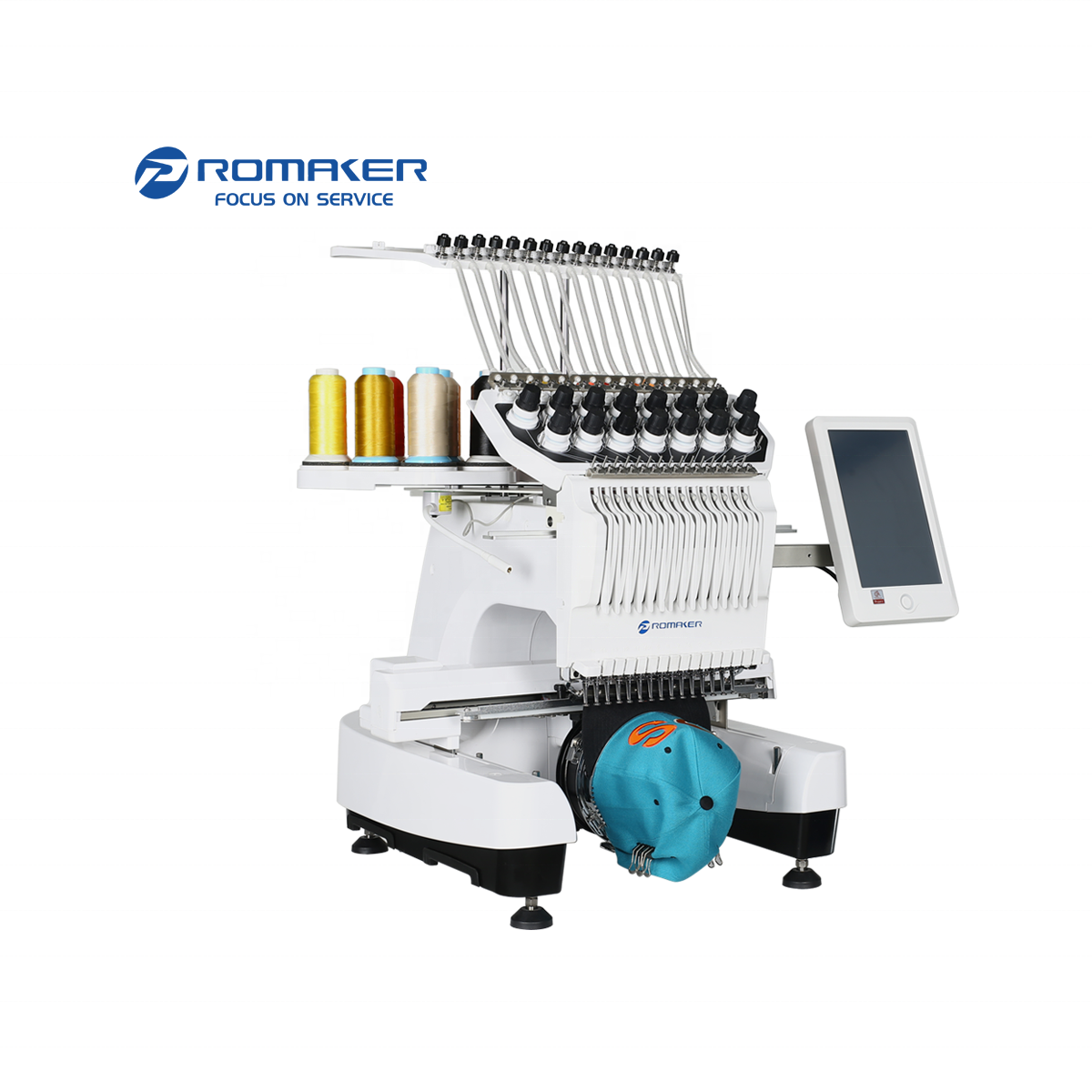 multi needle Best cloth embroidery machine automatic sewing machine 3d single head hat t-shirt embroidery machine