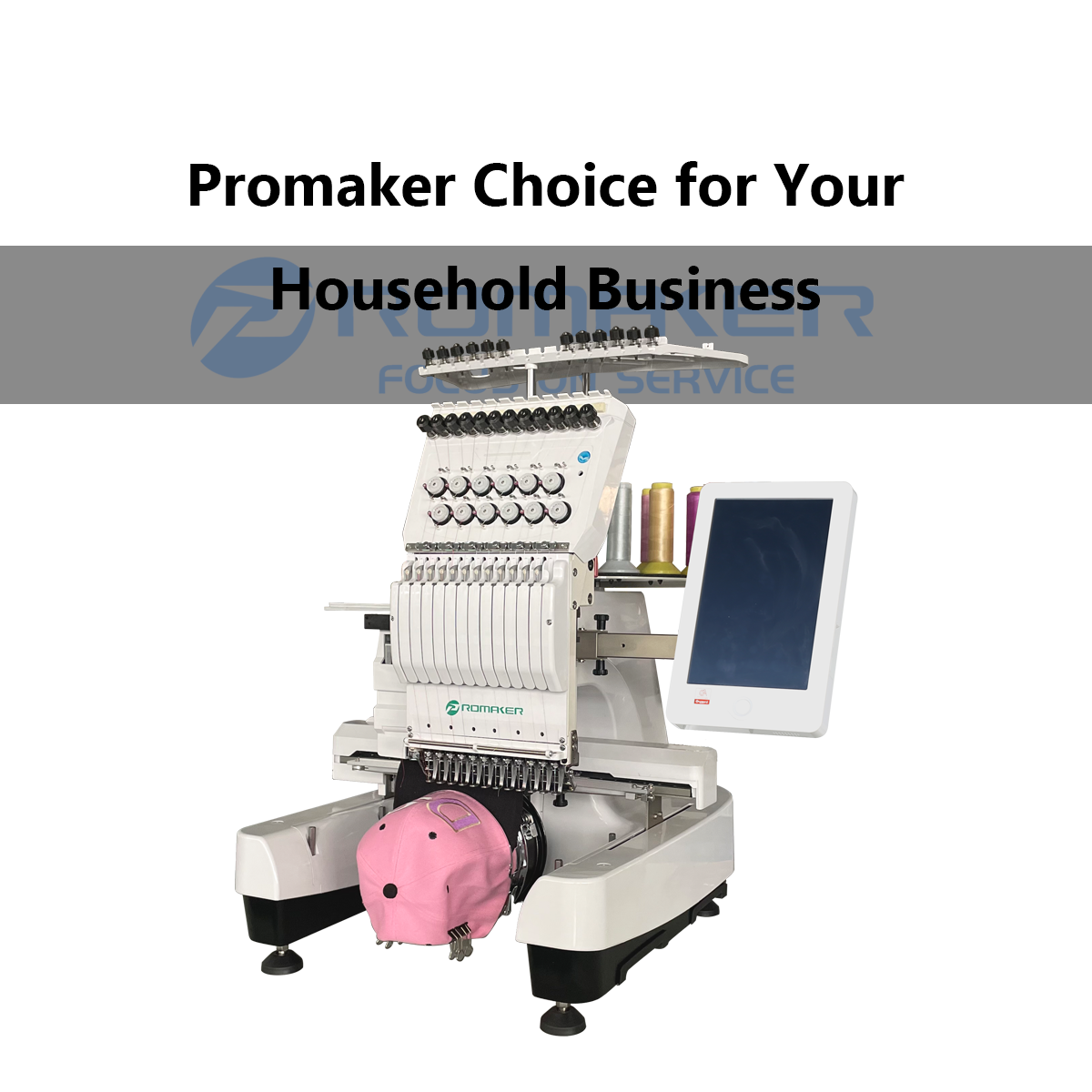 Promaker single head embroidery machine taji ma commercial embroidery machine prices