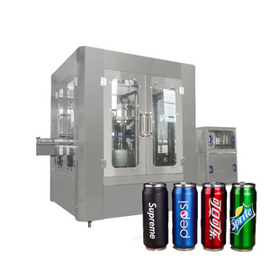 Automatic Small 330ml 12oz Aluminum Tin Can Sparkling Water Craft Beer Making Filling Seaming Machine