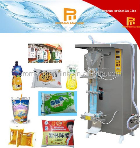 Automatic Liquid Pure Water Sachet Bagging Packing Machine for Drinking Water Sachet Produce Line