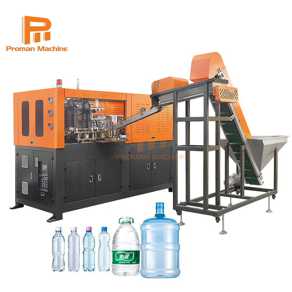 100ml-2L Automatic Preform Stretch Blow Molding Plastic Water Oil Beverage Food Jar Moulding PET Bottle Blowing Making Machine