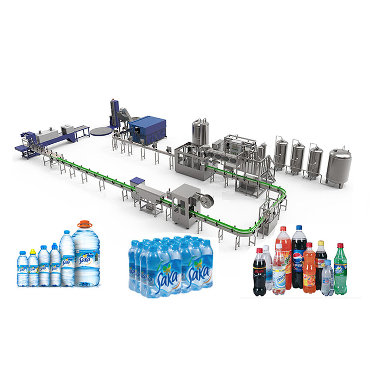 Automatic Turnkey Project Price Bottle Pure Mineral Water Beverage Drink Filling Bottling Machine