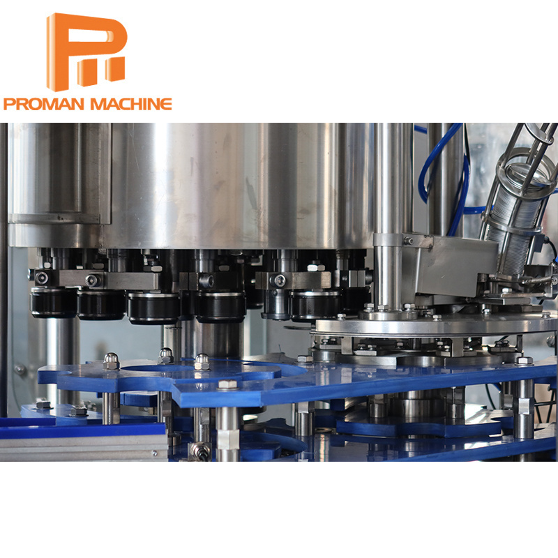 Factory Direct Automatic Beer Can Glass Soda Water Can Filler And Seamer Production Line