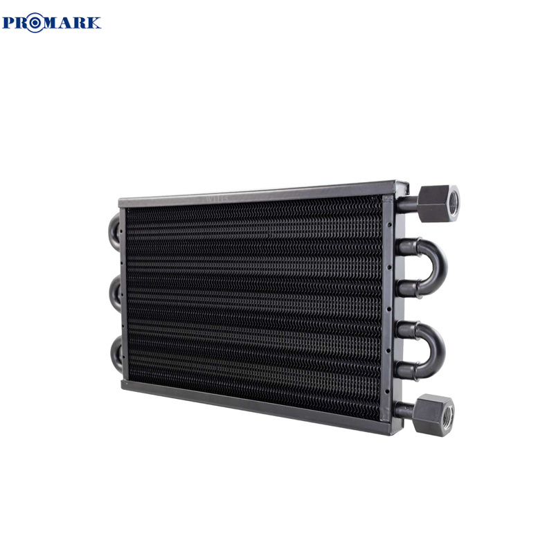 6 Row Universal Aluminum   Radiator Car Auto Engine Racing Tube & Fin Transmission Oil Cooler  for Chevy Ford Mopar