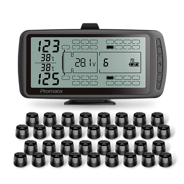 Truck fleet TPMS Tyre Pressure monitor system with monitor up to 98 tire for fleet manager