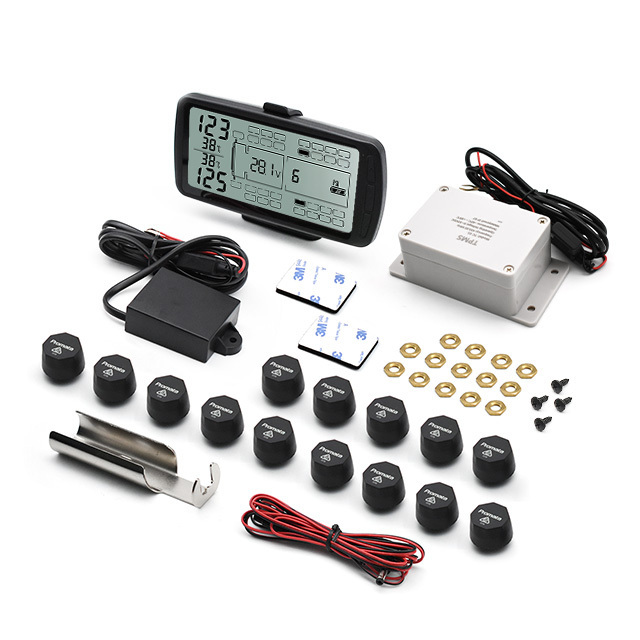 Truck fleet TPMS Tyre Pressure monitor system with monitor up to 98 tire for fleet manager