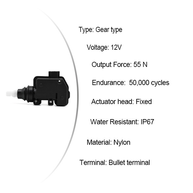 Promata High Quality Car Door Lock Actuator Wholesale Universal OE Quality Ip67 Door Lock Actuator Car