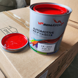 Durable Weather Resistance Plentiful Film Auto Coating 1K Basecoat Automotive Paint Bright Red Tinter for Car Repair