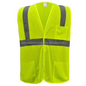 Road Workwear Work Uniforms Vests Yellow Color Customize Winter Fleece Hi Vis Gilet Safety Reflective Vest Safety Jacket