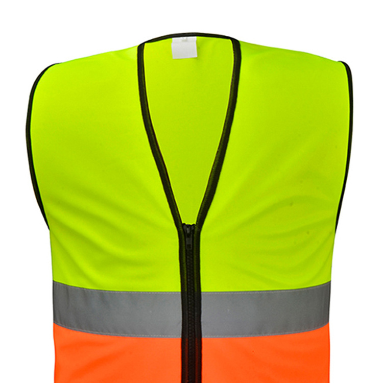 Men Woman High visibility safety work vest workwear safety red reflective vest construction vest with logo free shipping