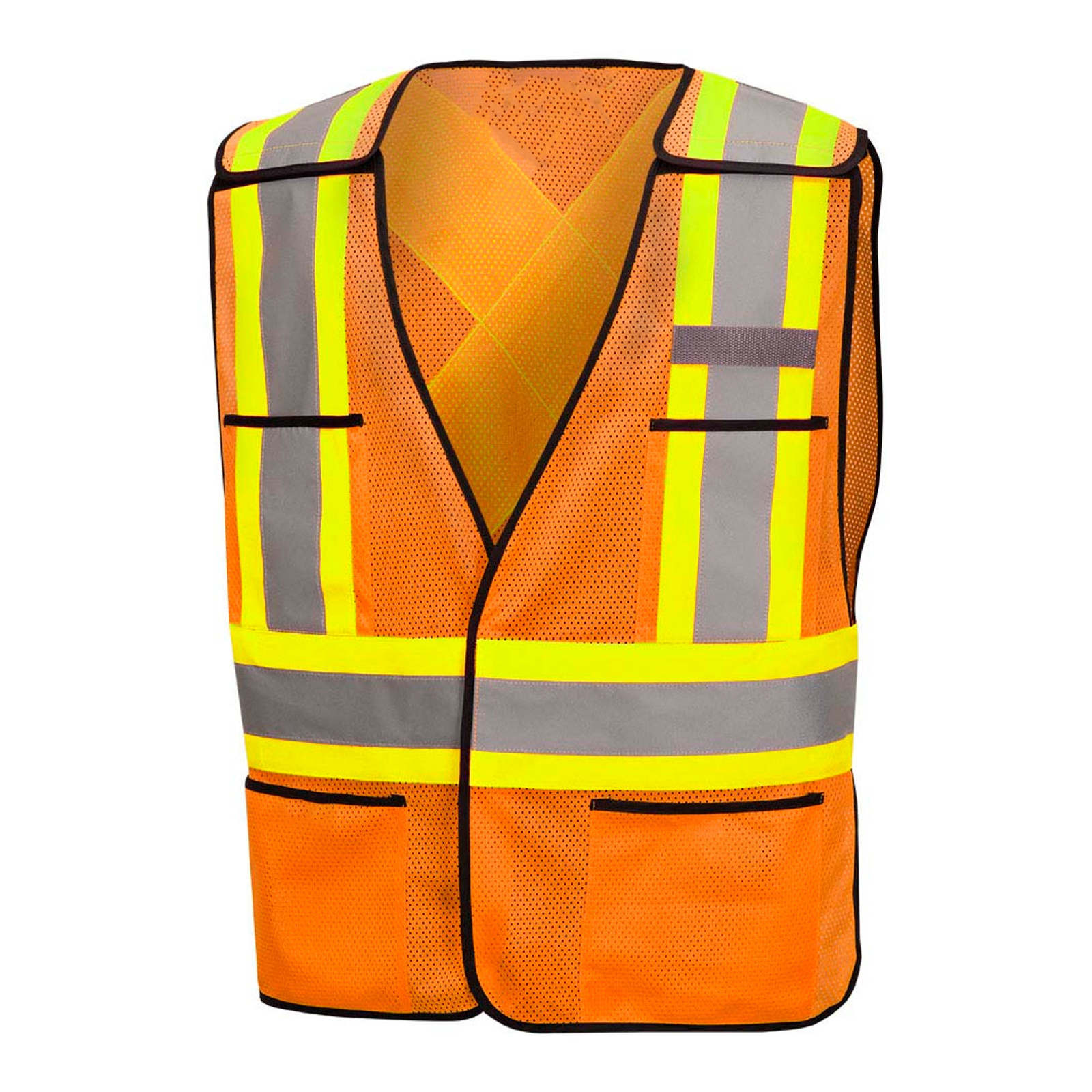 Hi Vis Road Safety Reflective Vest Outdoor Men Safety Vest Security Hi Vis Heavy Duty Safety Vest