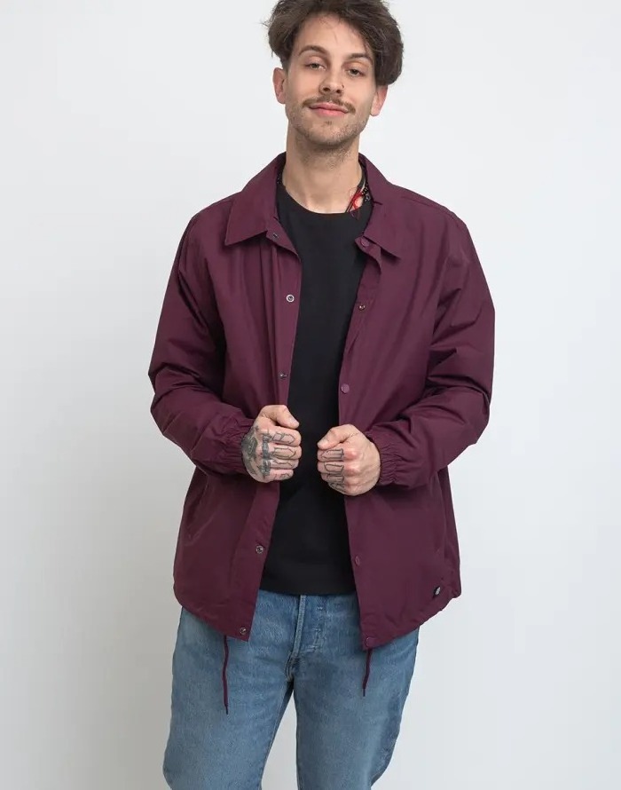 Best Supplier Top Design Button Men Coach Jackets And Men New Style Custom Color Coach Jackets