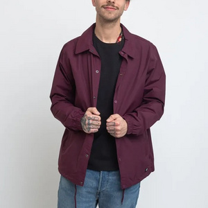 Best Supplier Top Design Button Men Coach Jackets And Men New Style Custom Color Coach Jackets