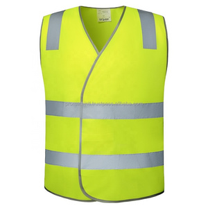 Customized Your Text Logo Reflective motorcycle Safety Vest Hi Visibility Construction Work Uniform Security ANSI Class 2