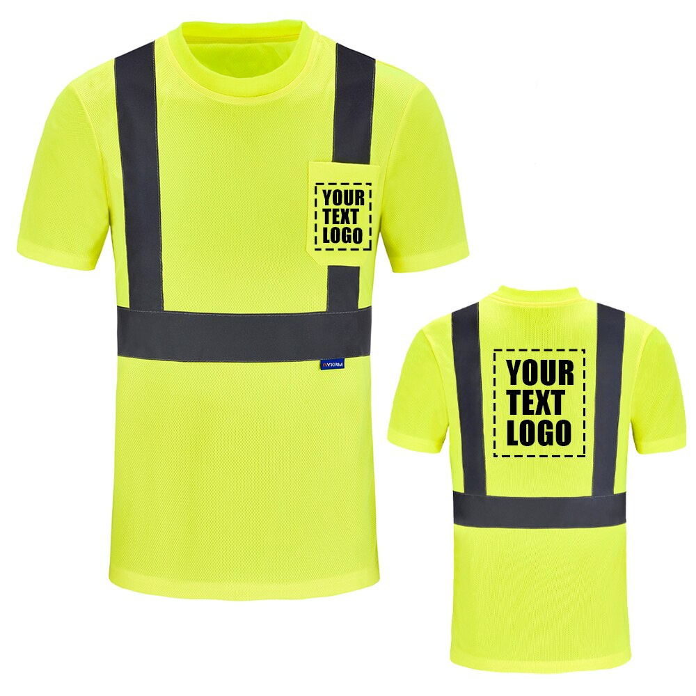 2023 New Custom Design High Quality Hi Viz Safety T Shirts Wholesale Price Hi Viz Safety T Shirts