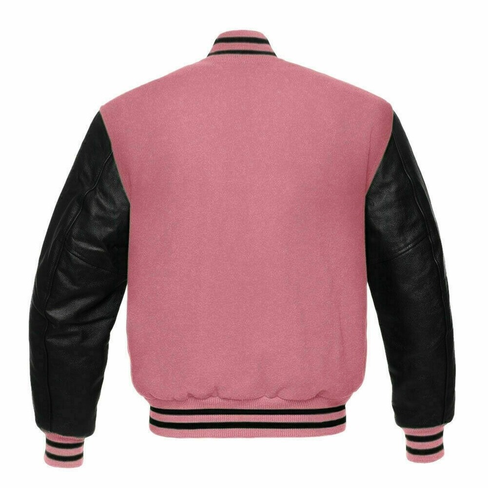 Oversize Custom Patch Embroidery Leather Sleeve Baseball Letterman Varsity Jacket For Men Plus Size varsity jacket clothing