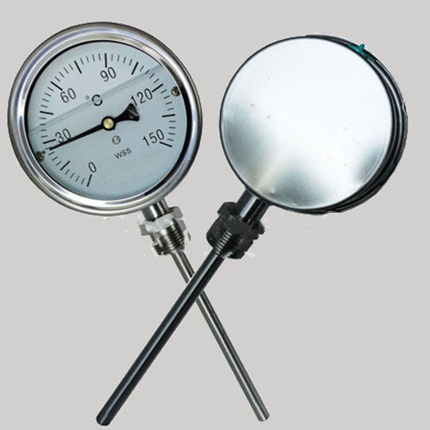 universal pointer thermometer for boiler pipe oven industrial high temperature measuring instrument