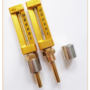 681851 Metal Protective Case Industrial Thermometer V-type Thermometer Marine Thermometer