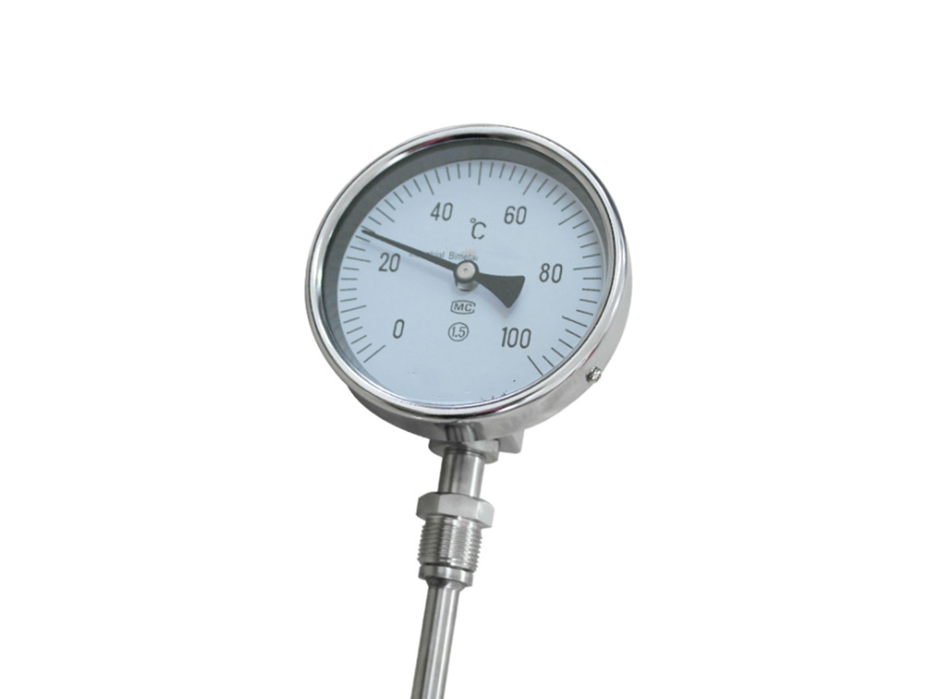 universal pointer thermometer for boiler pipe oven industrial high temperature measuring instrument