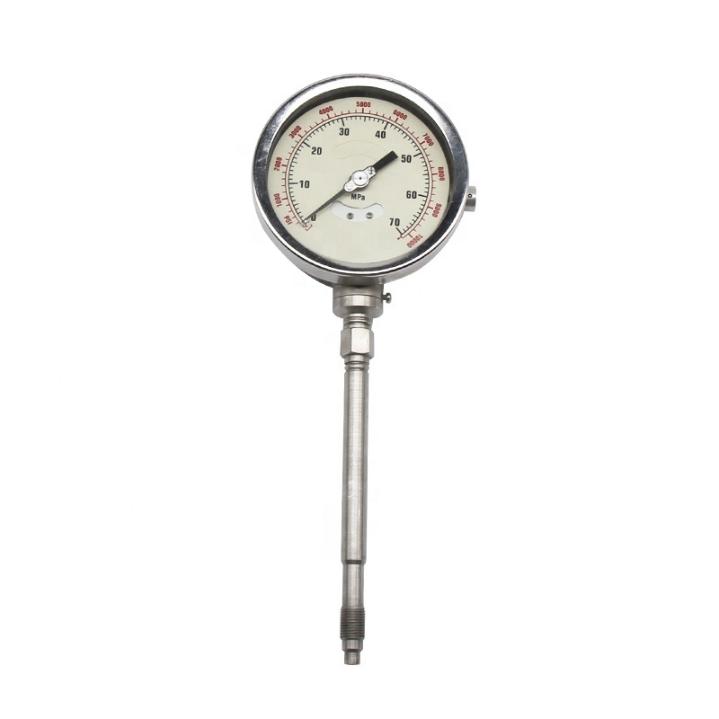 Factory Supply 360 degree rotatable rigid stem melt pressure gauge