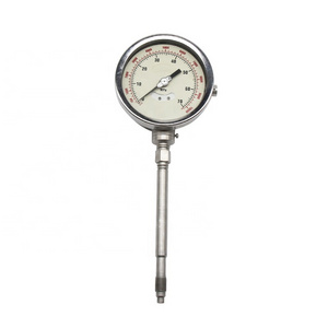 Factory Supply 360 degree rotatable rigid stem melt pressure gauge