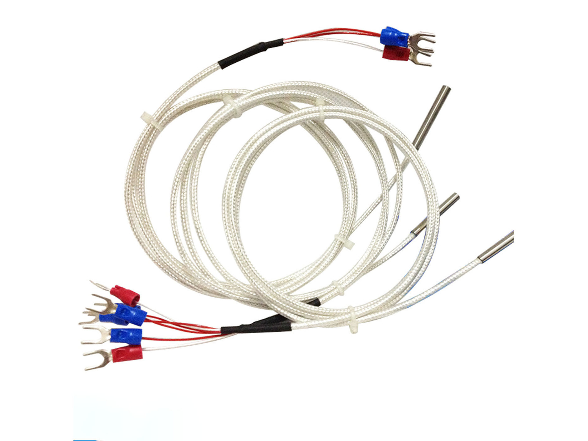 3 wires 6 wires PT100 PT1000 Temperature Sensor -50-500CC Dual RTD Thermocouple