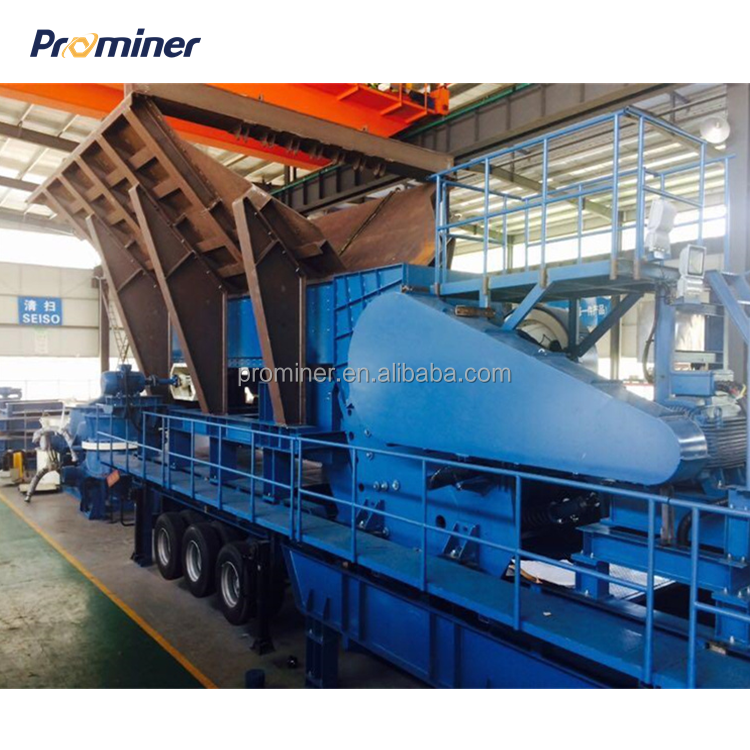 High crushing performance  Light and reasonable structural design Save fuel Easy to transport Mobile crusher