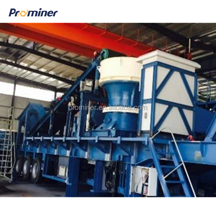 High crushing performance  Light and reasonable structural design Save fuel Easy to transport Mobile crusher