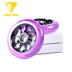 FOX PRO pro stunt scooter 100mm kids  scooter wheels transparent  PU color for stunt scooter